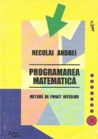 Programarea matematica Metode punct interior