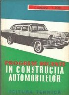 Progrese recente in constructia automobilelor