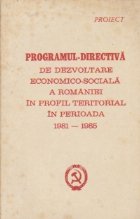 Proiect Programul Directiva dezvoltare economico