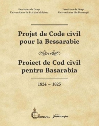 Projet de Code civil pour la Bessarabie : 1824-1825