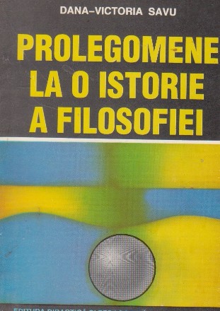 Prolegomene la o istorie a filosofiei