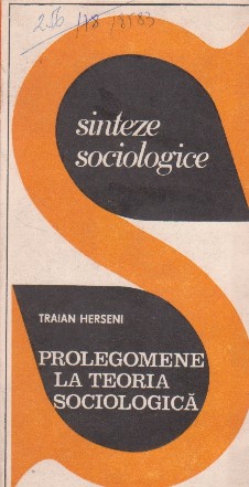 Prolegomene la teoria sociologica