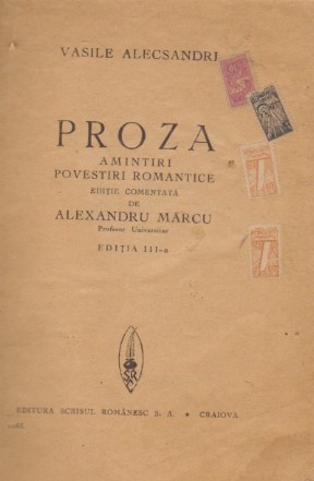 Proza - Amintiri. Povestiri romantice