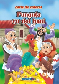 Punguta cu doi bani - carte de colorat (format B5)