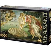 Puzzle 1000 piese Sandro Botticelli - Nasterea lui Venus