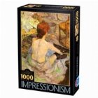 Puzzle 1000 piese Henri de Toulouse-Lautrec - Woman at Her Toil