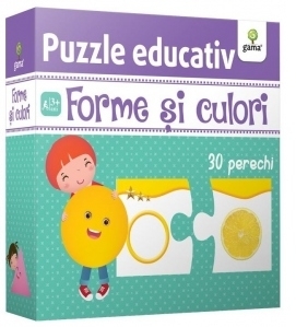 Puzzle educativ - Forme si culori