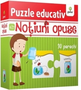 Puzzle educativ - Notiuni opuse