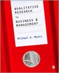 QUALITATIVE RESEARCH IN BUSINESS & MANAGEMENT