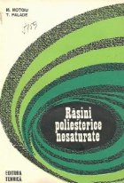 Rasini poliesterice nesaturate Sinteza aplicare