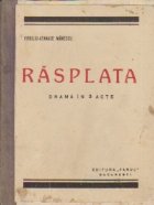 Rasplata (drama trei acte)