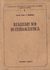 Realizari noi in Ultraacustica