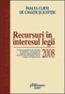 Recursuri in interesul legii 2008