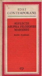 Reflectii asupra filozofiei marxiste