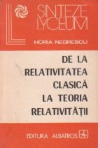 relativitatea clasica teoria relativitatii