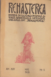 Renasterea - Revista de cultura crestina si viata bisericeasca ortodoxa, Mai 1935