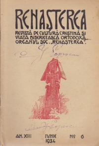 Renasterea - Revista de cultura crestina si viata bisericeasca ortodoxa, Iunie 1934