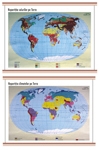 Repartitia solurilor pe Terra/Repartitia climatelor pe Terra (plansa duo)