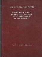 Repertoriu Alfabetic Practica Judiciara Materie