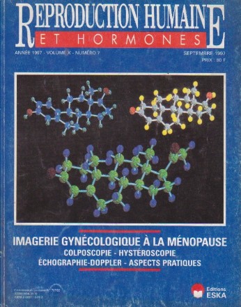 Reproduction humaine et hormones, Septembre 1997