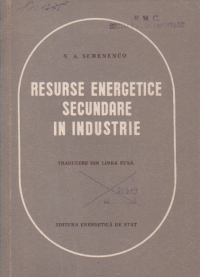 Resurse energetice secundare in industrie (traducere din limba rusa)