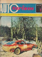 Revista Auto turism, Nr. 1/Ianuarie 1972