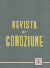 Revista de coroziune, Volumul 1, 1971