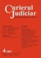 Revista Curierul Judiciar nr.4/2007 (Aprilie 2007)