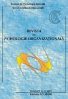 Revista psihologie organizationala Vol 2001