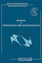 Revista psihologie organizationala Vol 2002