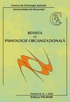 Revista de psihologie organizationala. Vol. II, nr. 1, 2002