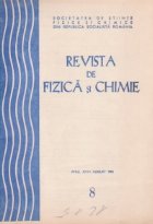 Revista de fizica si chimie, August 1981