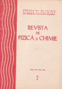 Revista de fizica si chimie, Iulie 1980