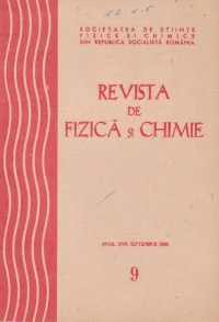 Revista de fizica si chimie, Septembrie 1980