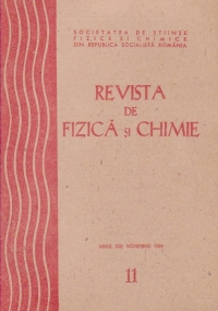 Revista de Fizica si Chimie, Noiembrie 1984