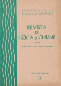 Revista de fizica si chimie, Septembrie 1972