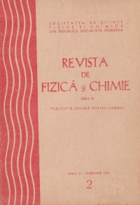 Revista de fizica si chimie, Februarie 1973