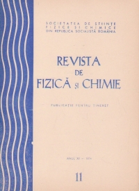 Revista de fizica si chimie, Noiembrie 1974