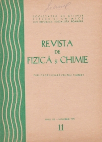 Revista de fizica si chimie, Noiembrie 1975