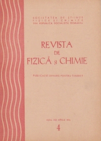 Revista de fizica si chimie, Aprilie 1976