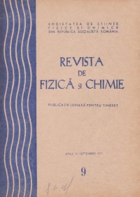 Revista de fizica si chimie, Octombrie 1977