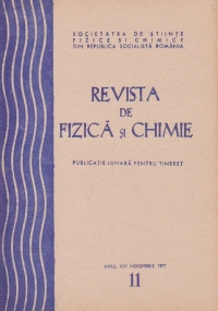 Revista de fizica si chimie, Noiembrie 1977