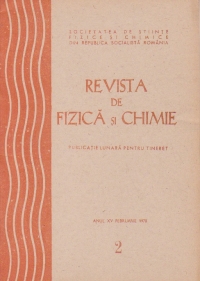 Revista de fizica si chimie, Februarie 1978