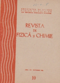 Revista de Fizica si Chimie, Octombrie 1982