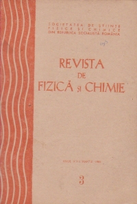 Revista de Fizica si Chimie, Martie 1985