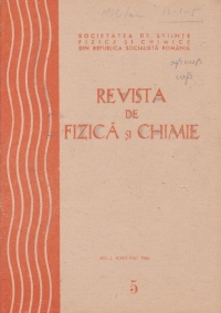 Revista de Fizica si Chimie, Mai 1986