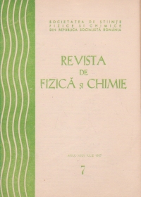 Revista de Fizica si Chimie, Iulie 1987