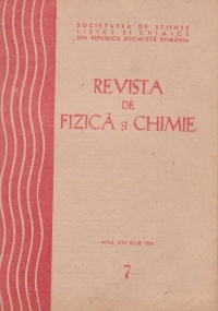 Revista de Fizica si Chimie, Iulie 1984