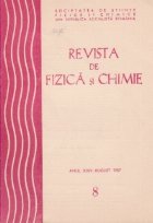 Revista de Fizica si Chimie, August 1987