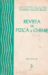 Revista de fizica si chimie, Mai 1983